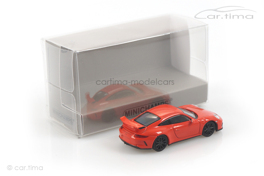 Porsche 911 (991 II) GT3 Lava orange Minichamps 1:87 870067320