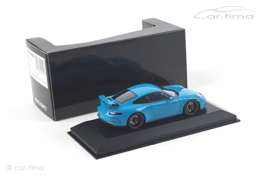 Porsche 911 GT3 (991 II) Miamiblau Minichamps 1:43 410066022