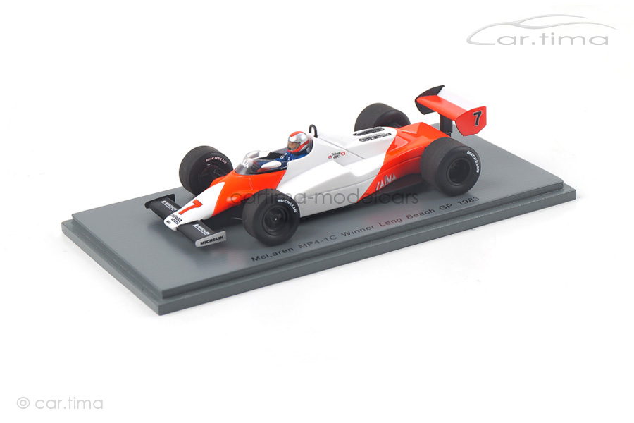 McLaren MP4-1C Winner GP Long Beach 1983 John Watson Spark 1:43 S4841