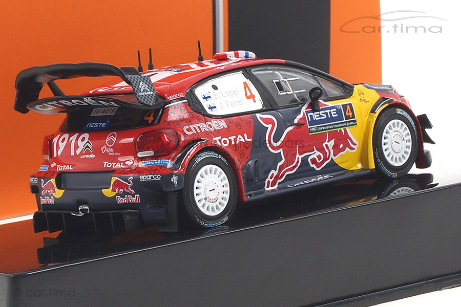 Citroen C3 WRC Rallye Finnland 2019 Lappi/Ferm IXO 1:43 RAM725