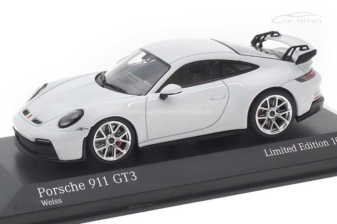 Porsche 911 (992) GT3 Weiß Minichamps 1:43 413069212