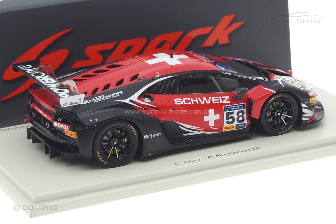 Lamborghini Huracán GT3 evo GT Cup Vallelunga 2019 Lenz/Niederhauser Spark 1:43 S9609