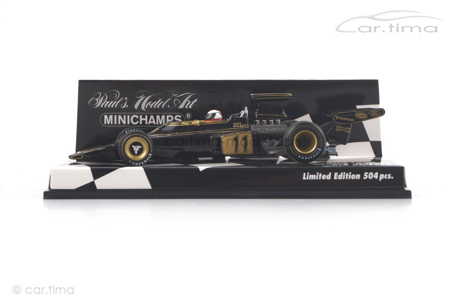 Lotus Ford 72 USA GP 1972 Dave Walker Minichamps 1:43 400720011