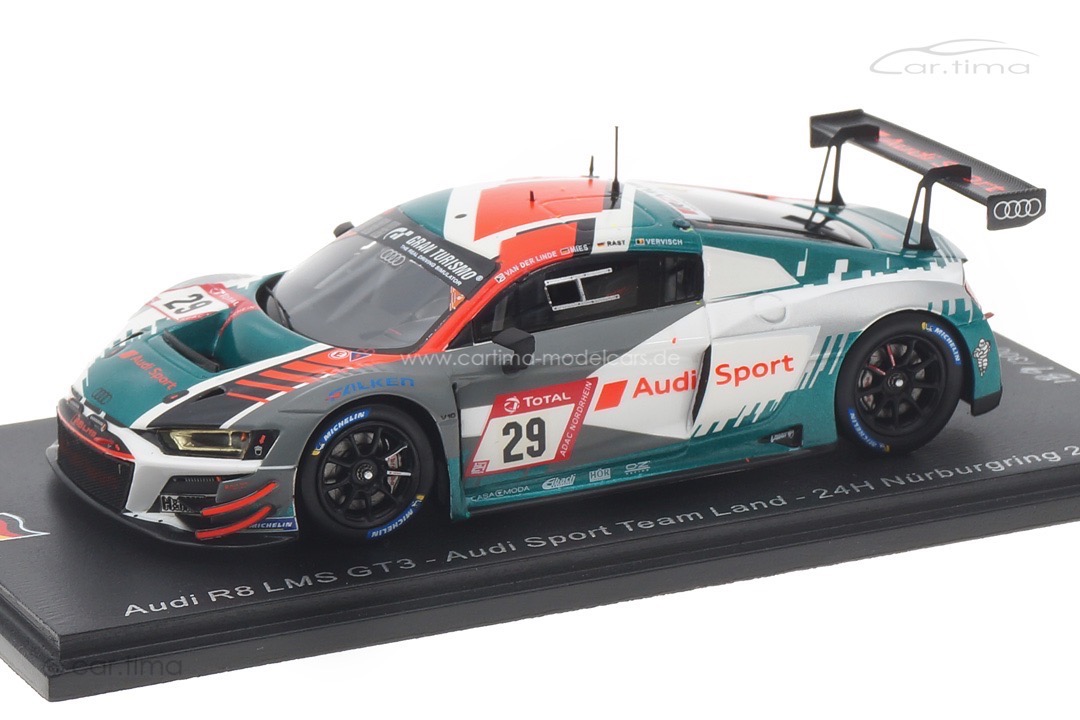 Audi R8 LMS GT3 24h Nürburgring 2021 Mies/Rast/van der Linde Spark 1:43 SG784