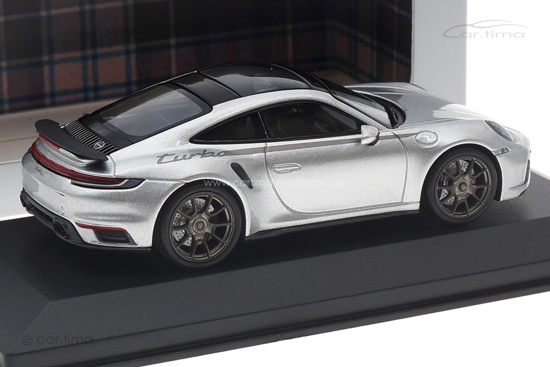 Porsche 911 (992) Turbo 50 Years GT-silbermet. Minichamps 1:43 WAP0202110S50Y