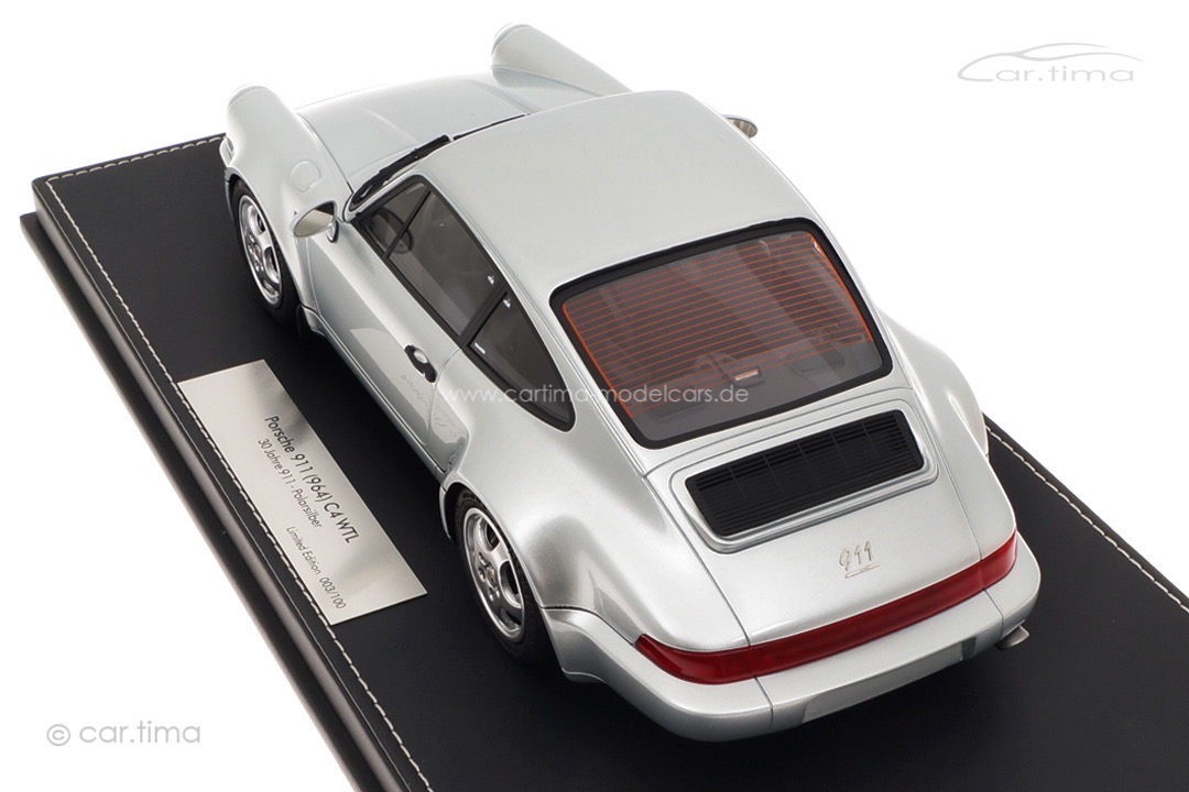 Porsche 911 (964) Carrera 4 WTL 30 Jahre 911 Polarsilber car.tima 1:18