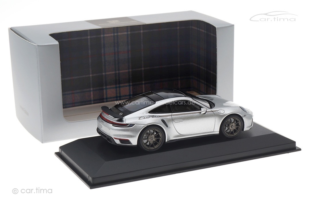 Porsche 911 (992) Turbo 50 Years GT-silbermet. Minichamps 1:43 WAP0202110S50Y