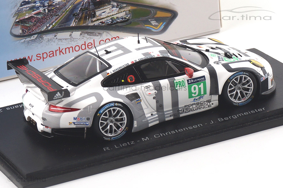 Porsche 911 RSR 24h Le Mans 2015 Bergmeister/Christensen/Lietz Spark 1:43 S4663