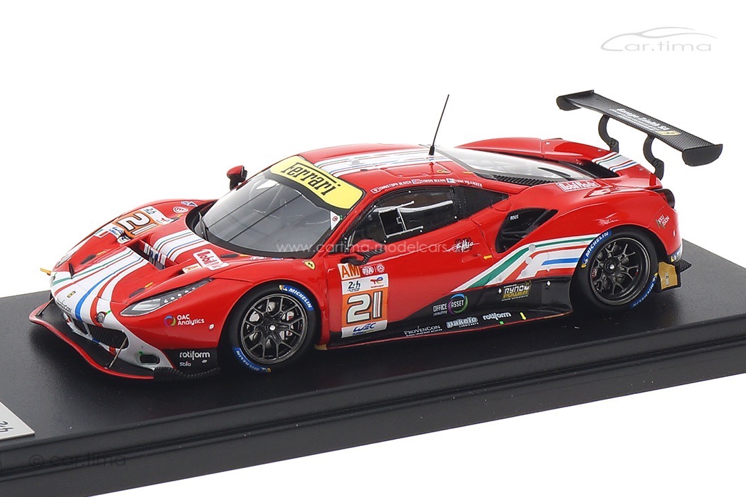 Ferrari 488 GTE EVO 24h Le Mans 2022 Mann/Ulrich/Vilander Looksmart 1:43 LSLM142