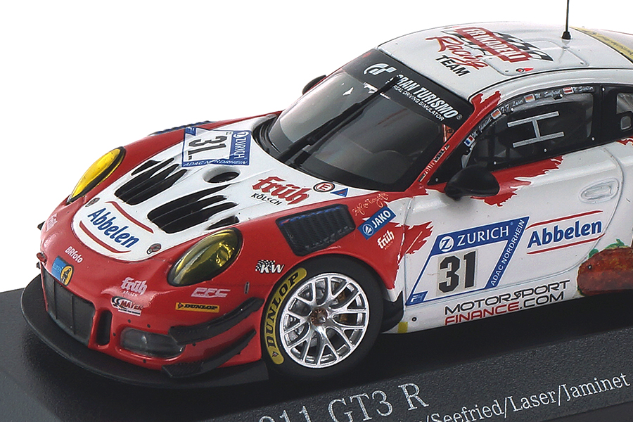 Porsche 911 (991 II) GT3 R Frikadelli Racing 24 Nürburgring 2018 Seefried/Laser Minichamps 1:43 