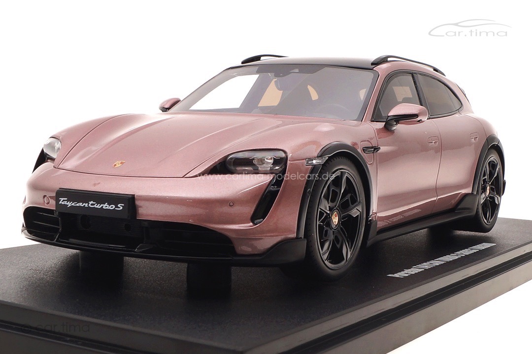 Porsche Taycan Turbo S Cross Turismo 2022 Frozen Berry met. GT Spirit 1:18 GT440