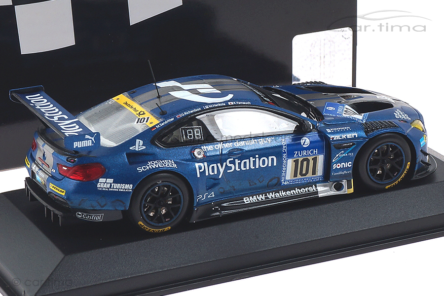 BMW M6 GT3 24h Nürburgring 2016 Henkola/Yamauchi/Sandritter Minichamps 1:43 437162601