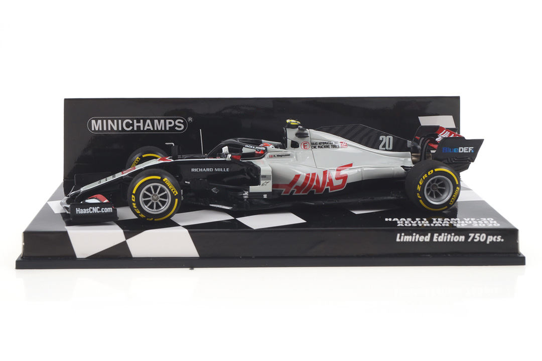 Haas F1 Team VF-20 Austrian GP 2020 Kevin Magnussen Minichamps 1:43 417200120