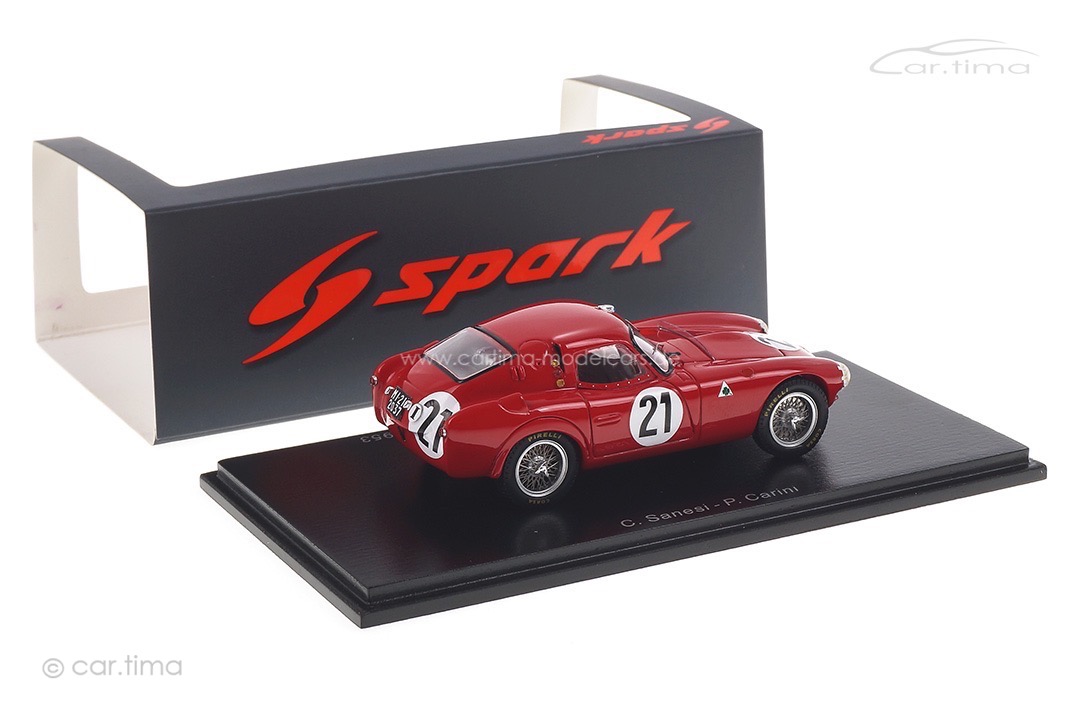 Alfa Romeo 6C 3000 CM 24h Le Mans 1953 Sanesi/Carini Spark 1:43 S4702