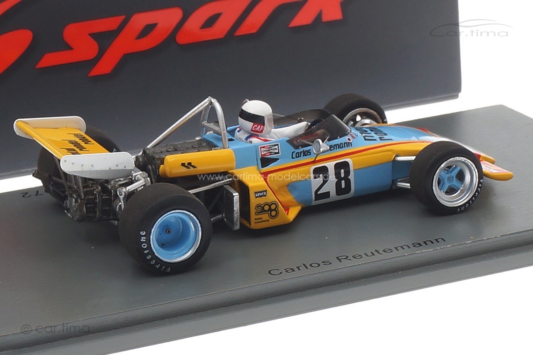 Brabham BT38 F2 Mallory Park 1972 Carlos Reutemann Spark 1:43 S7435