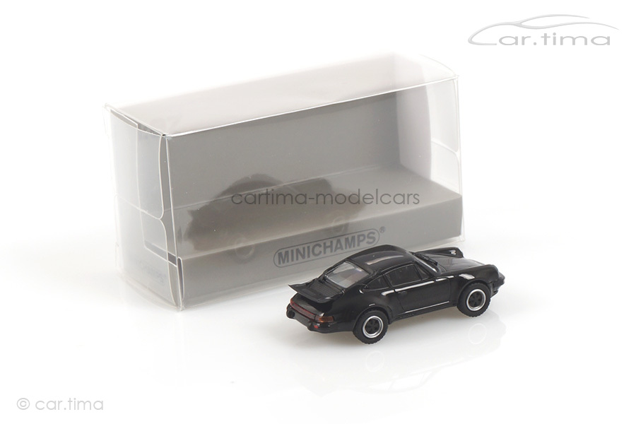 Porsche 911 (930) Turbo 3.0 Schwarz Minichamps 1:87 870066101