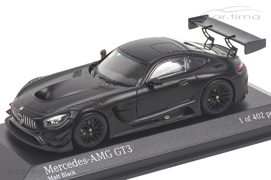 Mercedes-AMG GT3 Plain Body matt schwarz Minichamps 1:43 410173201