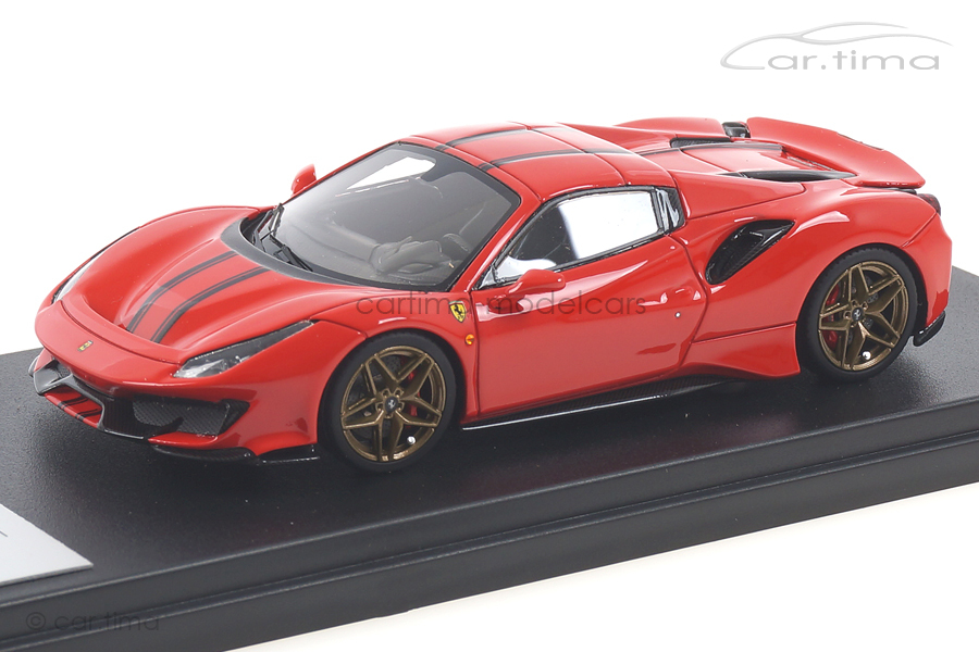 Ferrari 488 Pista Spider Hard Top Rosso Scuderia/Nero Daytona LookSmart 1:43 LS496HTD