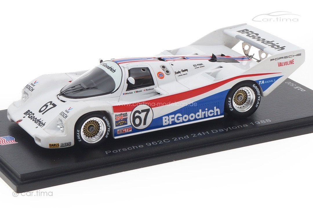 Porsche 962C 24h Daytona 1988 Wollek/Baldi/Redman Spark 1:43 US176