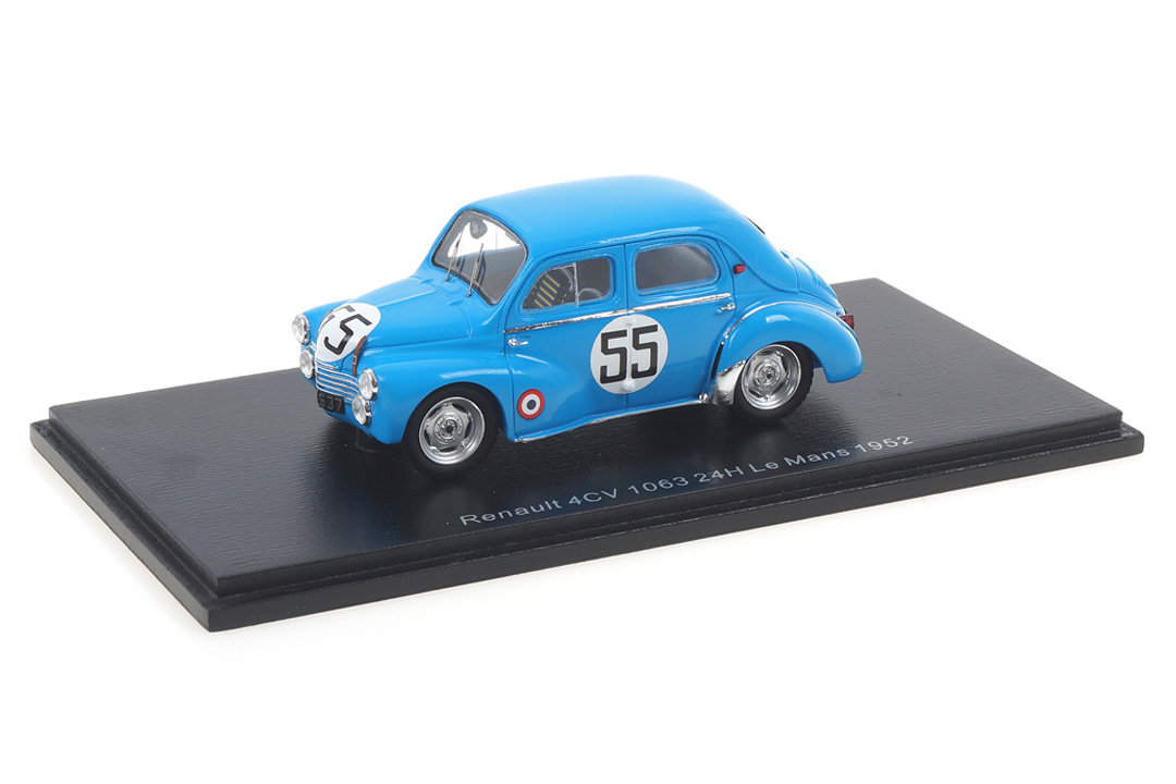 Renault 4CV 1063 24h Le Mans 1952 Lecat/Senfftleben Spark 1:43 S5226