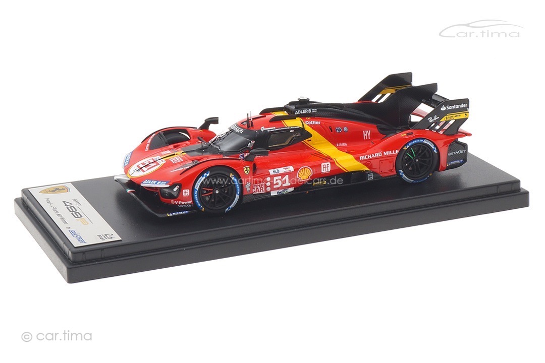 Ferrari 499P LMH Winner 24h Le Mans 2023 Calado/Giovinazzi/Pier Guidi Looksmart 1:43 LSLM162