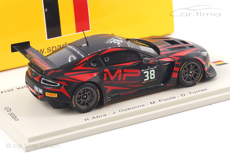 Aston Martin Vantage GT3 24h Spa 2014 Abra/Osborne/Poole/Turner Spark 1:43 SB076