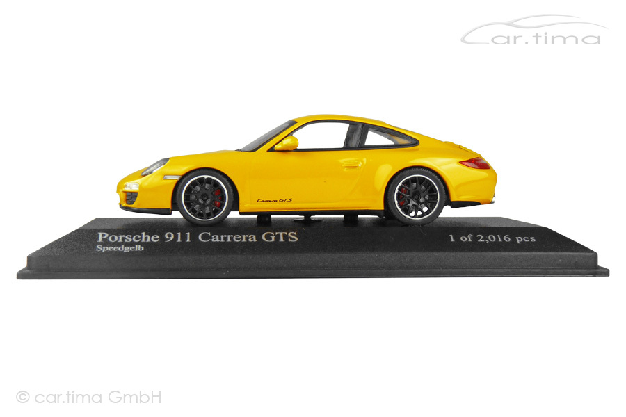 Porsche 911 (997 II) Carrera GTS speedgelb Minichamps 1:43 410060120