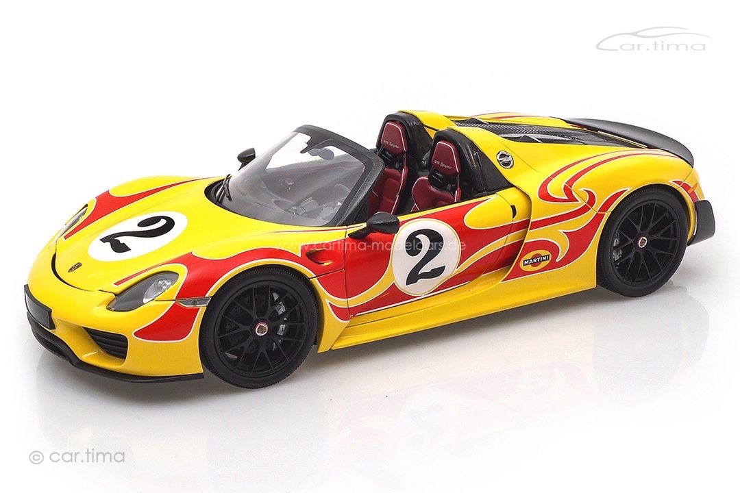 Porsche 918 Spyder Weissach Package Kyalami Design Minichamps 1:18 110062446