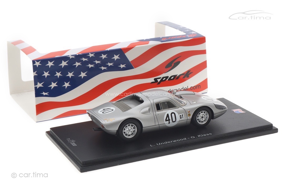 Porsche 904 GTS 12h Sebring 1965 Underwood/Klass Spark 1:43 US263