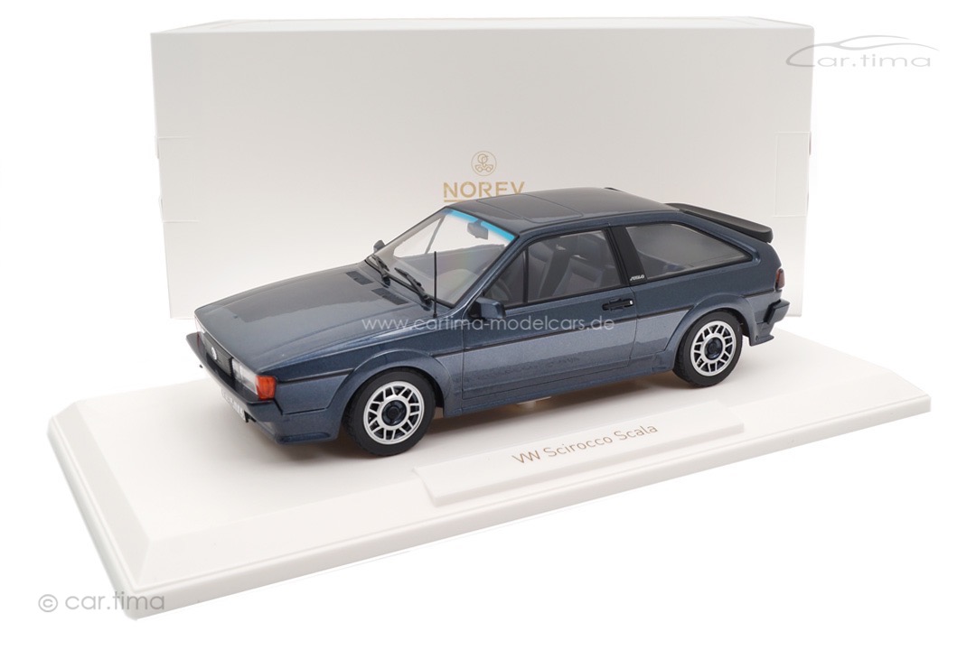 VW Scirocco Scala 1987 Heliosblau met. Norev 1:18 188632