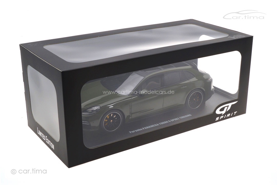 Porsche Panamera Turbo S Sport Turismo 2021 Nato Olive GT Spirit 1:18 GT447