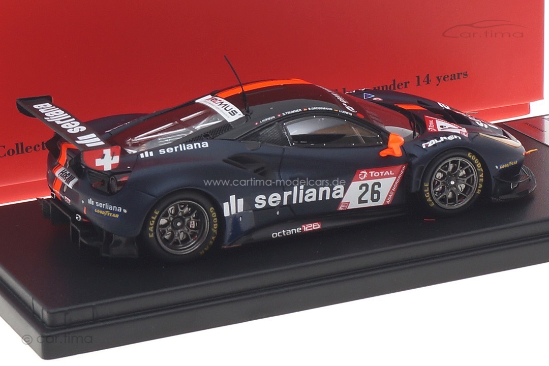 Ferrari 488 GT3 24h Nürburgring 2020 Hirschi/Ludwig/Trummer Looksmart 1:43 LSRC082