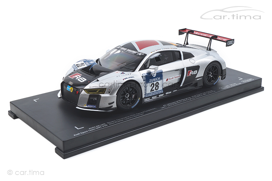 Audi R8 LMS Winner 24h Nürburgring 2015 Mies/Müller/Vanthoor Paragon 1:18 PA-88102