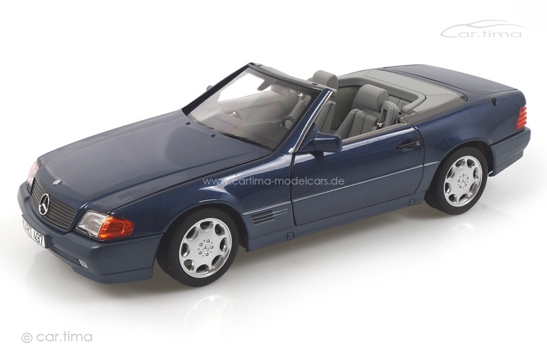 Mercedes-Benz 500 SL (R129) blau met. Norev 1:18 183717