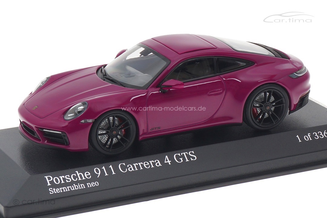 Porsche 911 (992) Carrera 4 GTS Sternrubin Minichamps 1:43 410063002