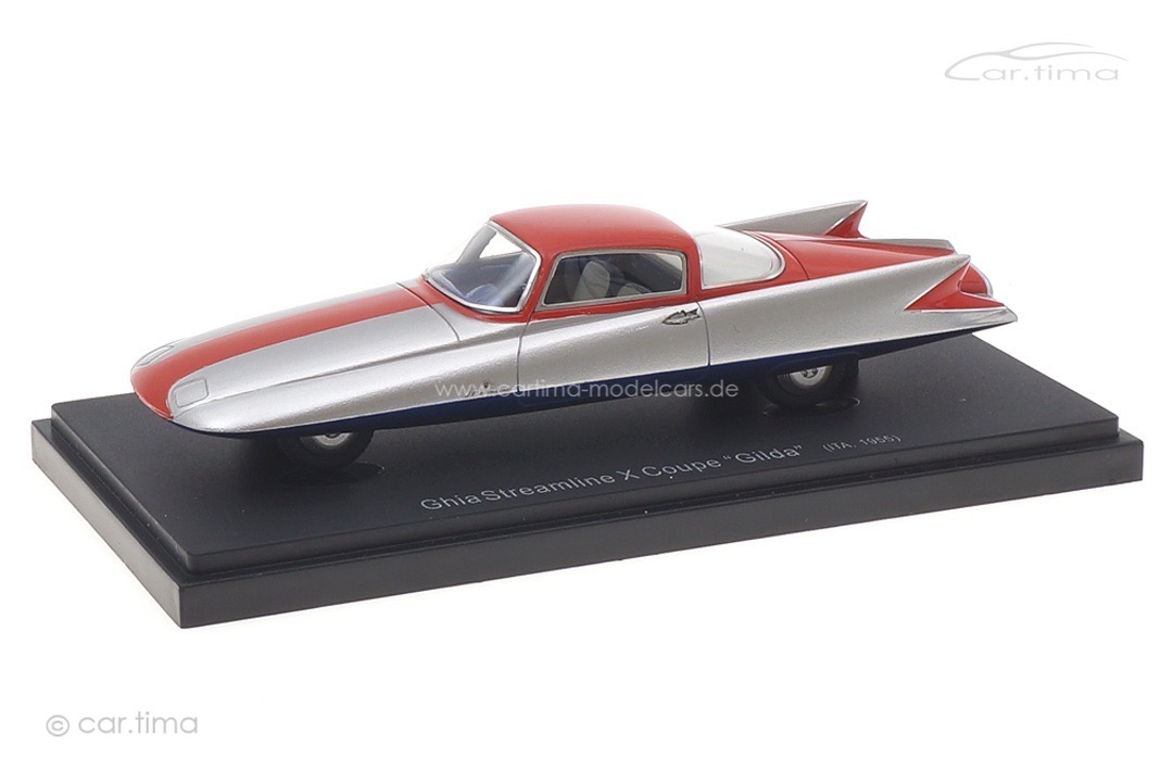 Ghia Streamline X Coupe "Gilda" silber/rot Avenue43 1:43 60074