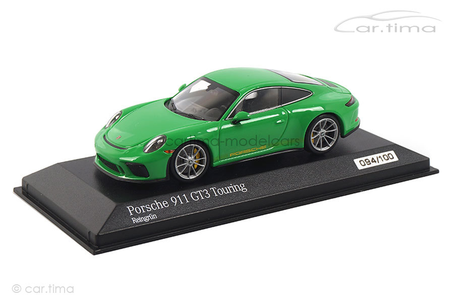 Porsche 911 (991 II) GT3 Touring Reingrün Minichamps 1:43 413067426