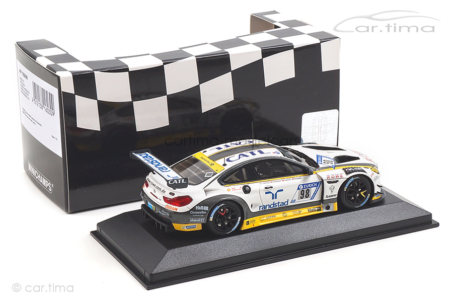 BMW M6 GT3 24h Nürburgring 2018 Catsburg/Westbrook/Blomqvist Minichamps 1:43 447182698