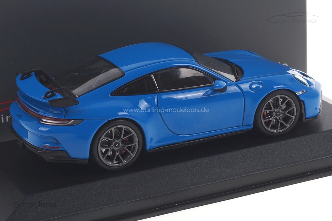 Porsche 911 (992) GT3 Sharkblue/Rad Darksilver Minichamps car.tima CUSTOMIZED 1:43