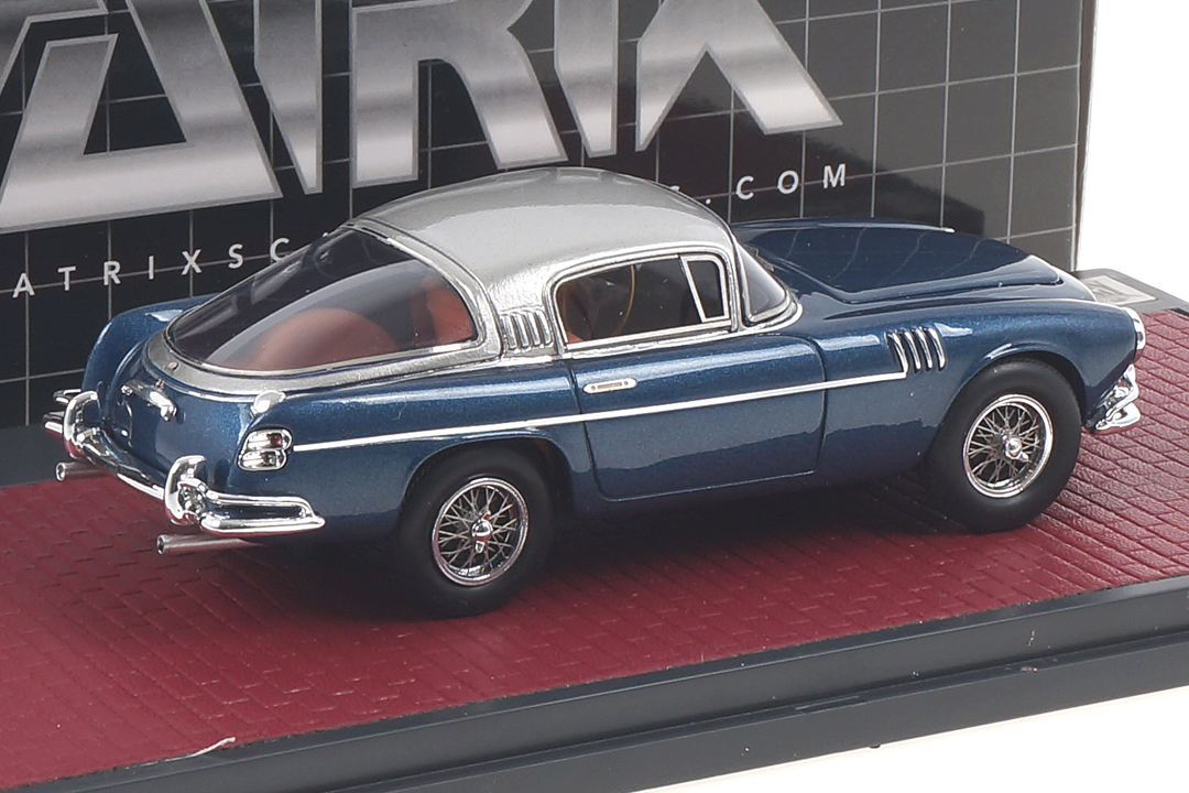 Aston Martin DB2/4 Vignale HRH King Baudouin blau/silber Matrix 1:43 MX50108-141