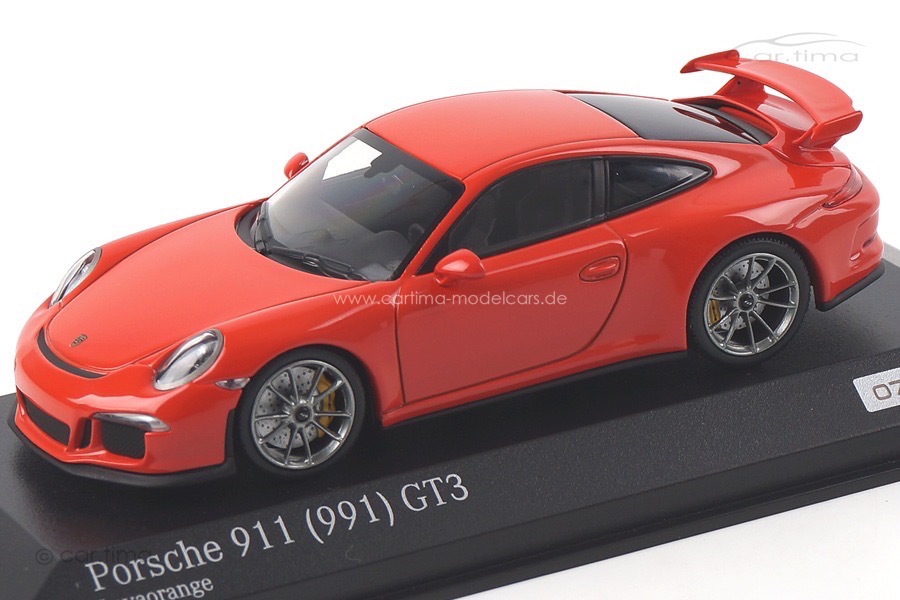 Porsche 911 (991) GT3 Lava orange Minichamps car.tima EXCLUSIVE 1:43 CA04316014