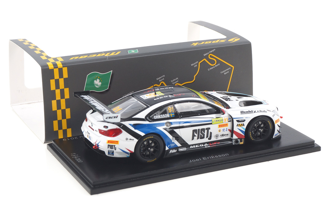 BMW M6 GT3 Macau 2019 Joel Eriksson Spark 1:43 SA215