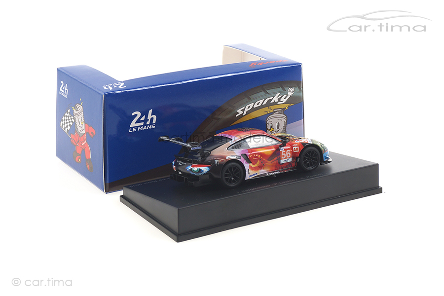 Porsche 911 RSR Class Winner 24h Le Mans 2019 Bergmeister/Lindsey/Perfetti Spark 1:64 Y142