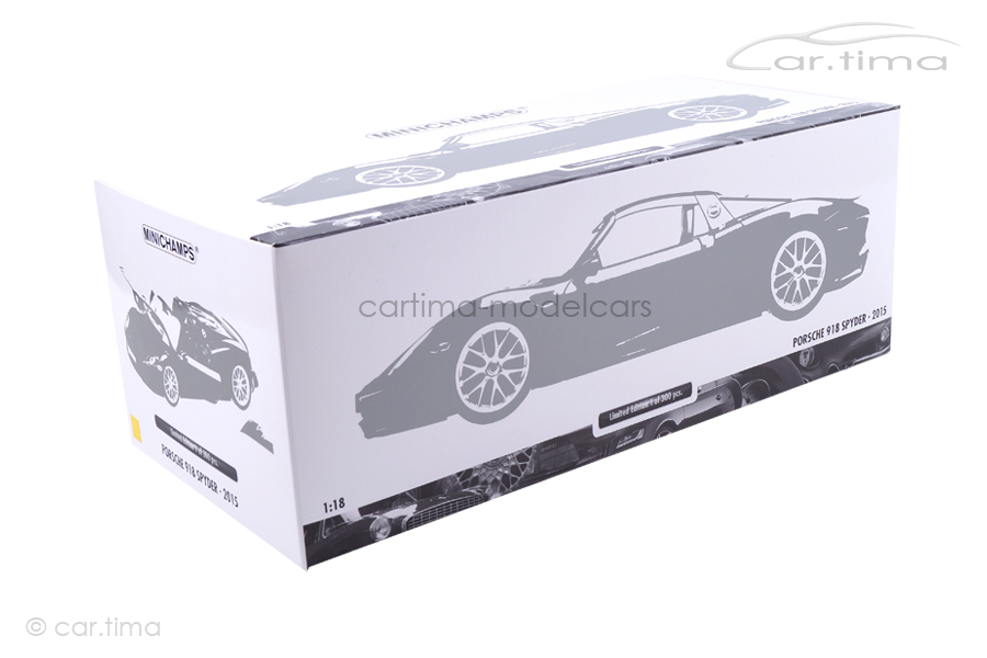 Porsche 918 Spyder Weissach Package Kyalami Design Minichamps 1:18 110062446