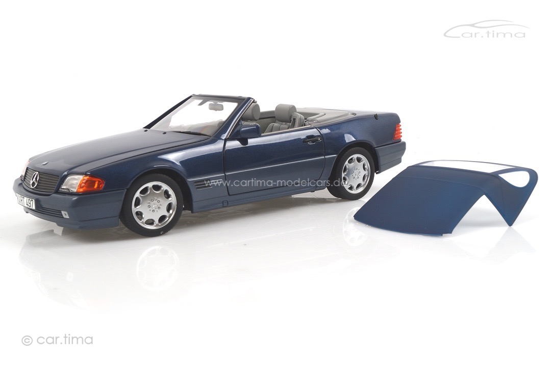 Mercedes-Benz 500 SL (R129) blau met. Norev 1:18 183717