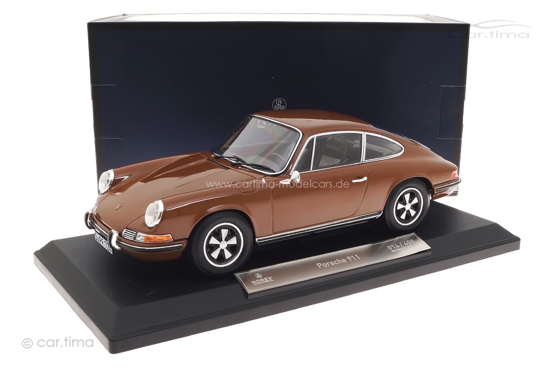 Porsche 911 T 1969 Sepiabraun Norev 1:18 187648