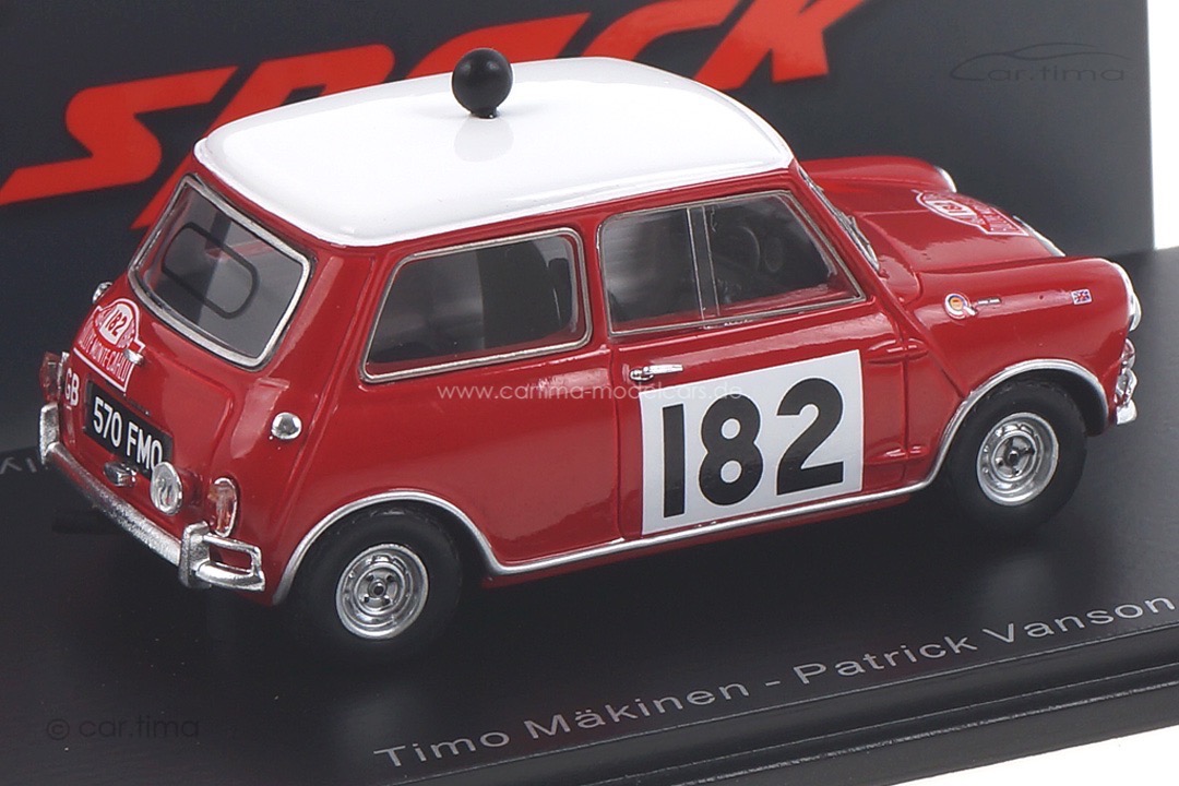 Morris Cooper S Rallye Monte Carlo 1964 Mäkinen/Vanson Spark 1:43 S1191