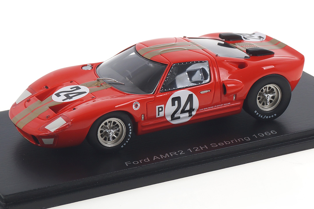 Ford GT40 AMR2 12h Sebring 1966 Hill/Stewart Spark 1:43 S2772