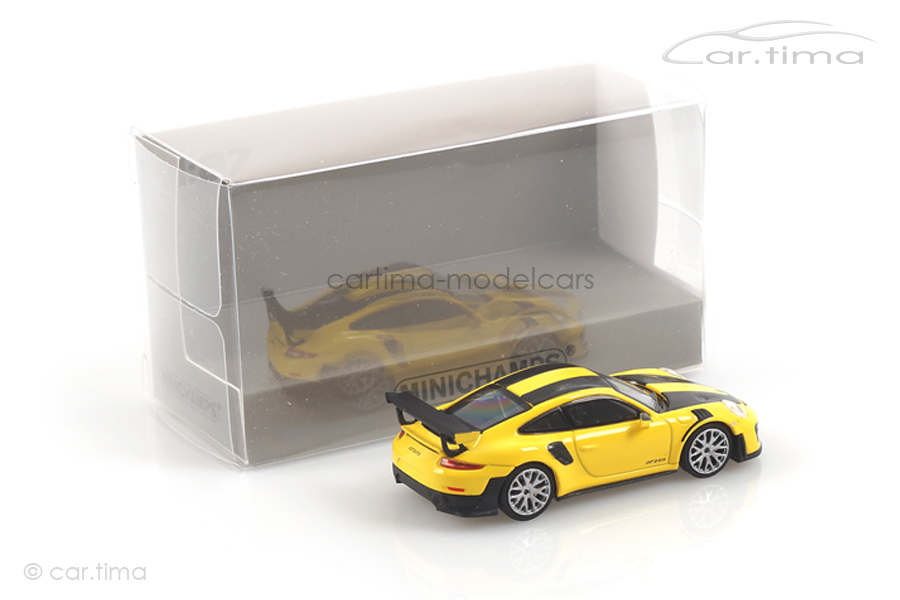 Porsche 911 (991 II) GT2 RS Weissach Paket Racinggelb Minichamps 1:87 870068128