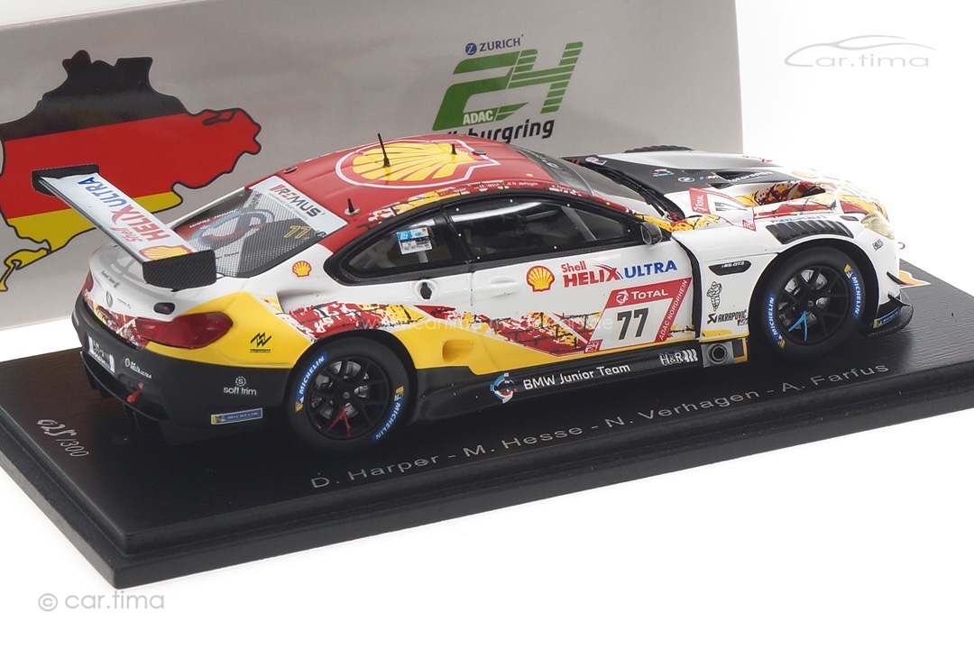 BMW M6 GT3 24h Nürburgring 2021 Farfus/Harper/Hesse/Verhagen Spark 1:43 SG783